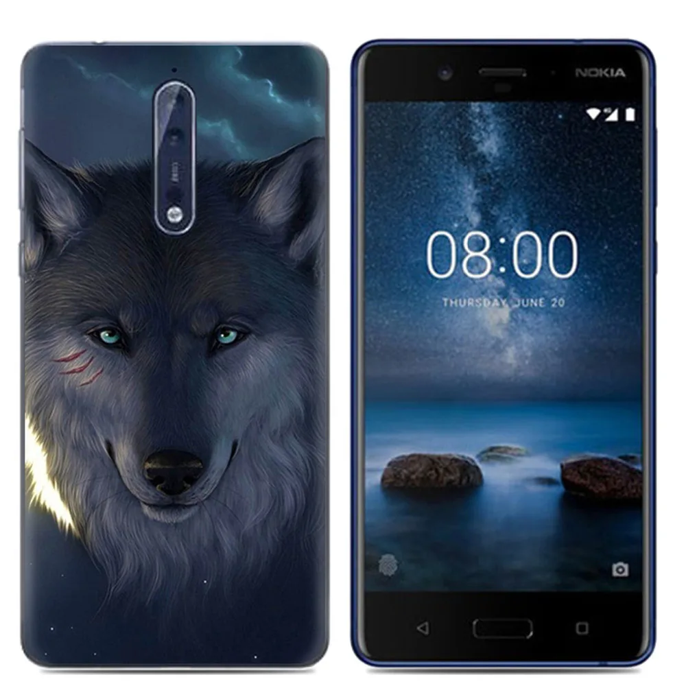 Lusee Лидер продаж мягкие силиконовые телефон Защитный чехол для Microsoft Nokia 9 ТПУ