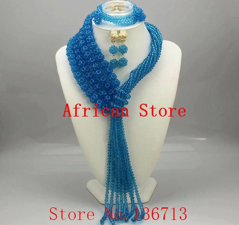 

Purple Nigerian Wedding African Beads Jewelry Set Crystal Beads African Costume Jewelry Set Free Shipping BS402-9