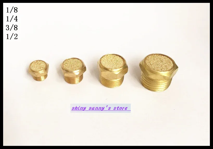 

15Pcs/Lot 1/2" BSPT Pneumatic Breather Vent Silencers Mufler SLM-04