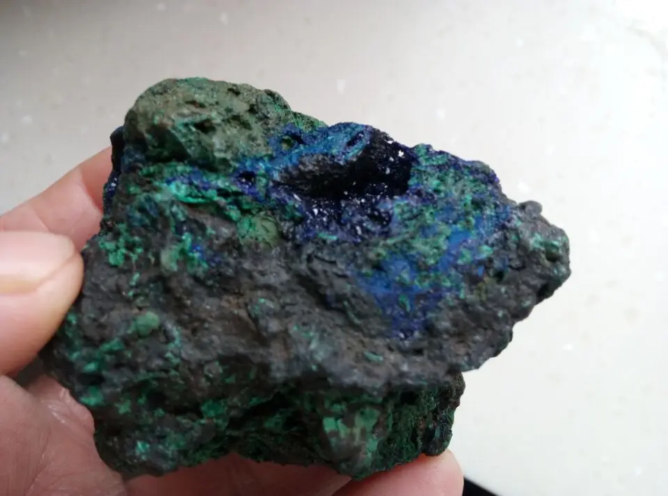 141 2 г натуральный Azurite и малахит симбиотик минерал|crystal crystal|crystal bluecrystal natural |