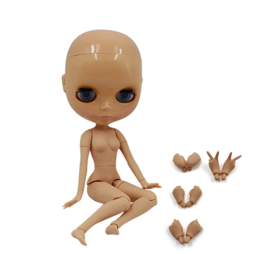 Кукла Blyth соединяющая тело из телячьей кожи без парика подходит для