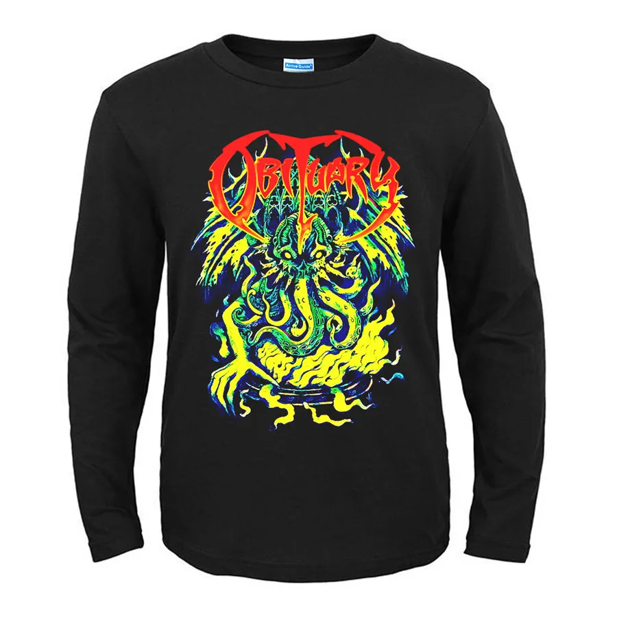 8 дизайнов ужасный обитул рок модный бренд для мужчин и женщин длинный рукав