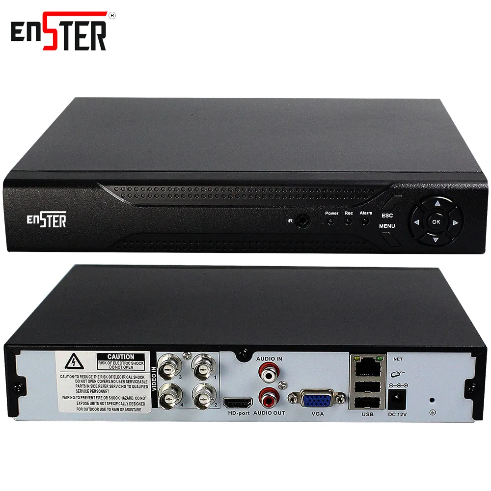 

Видеорегистратор Enster, AHD/N DVR, 4 канала, 8 каналов, гибридный видеорегистратор XVR 1080P, сетевой видеорегистратор 6-в-1 Для AHD-камеры, IP-камеры, аналоговая камера, CVI камера
