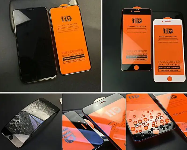 11D полное покрытие из закаленного стекла для Samsung Galaxy A7 2018 A9 A9S A8 plus A6 Plus J4 Core J6