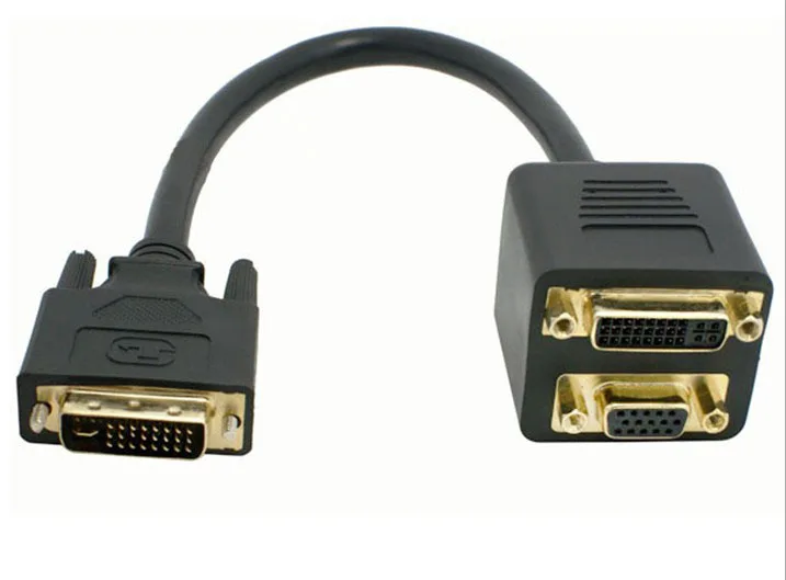 DVI24 + 5 революция женский VGA Женский одну минуту два кабеля DVI мужчин и женщин/ twin