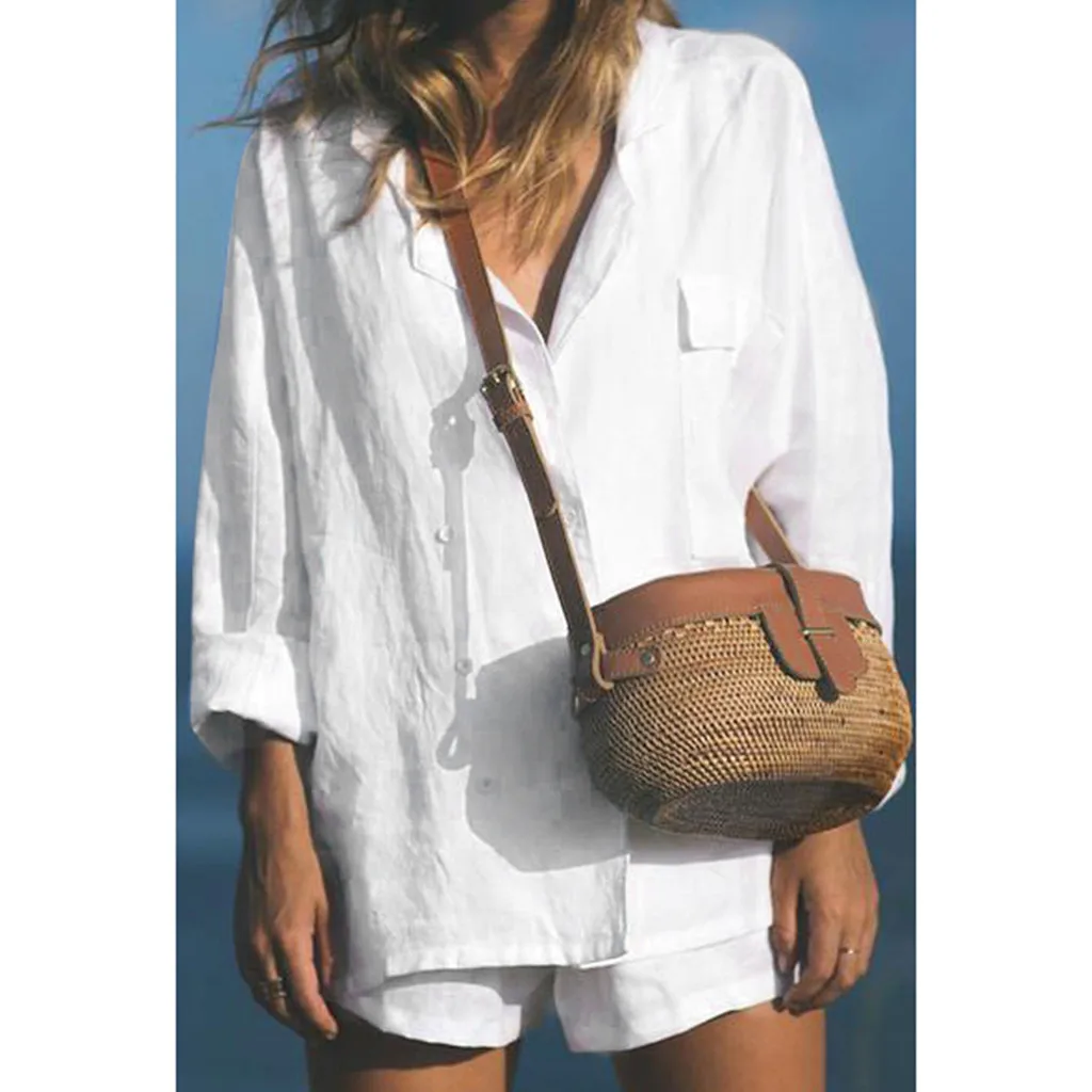 Летний женский комплект из 2 предметов офисная одежда с v образным вырезом тонкий