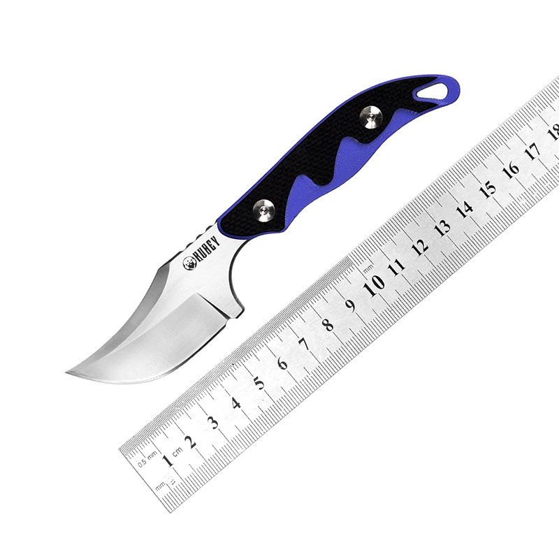 KUBEY KU169 Полный Тан фиксированным лезвием Ножи Kydex оболочка, высокая производительность D2 Углеродистая сталь стекло заполненные G10 Ручка Открытый лагерь