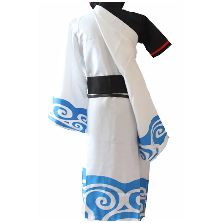 Аниме маскарадный костюм Gintama Hallween нарядное платье взрослых Саката гинтоки