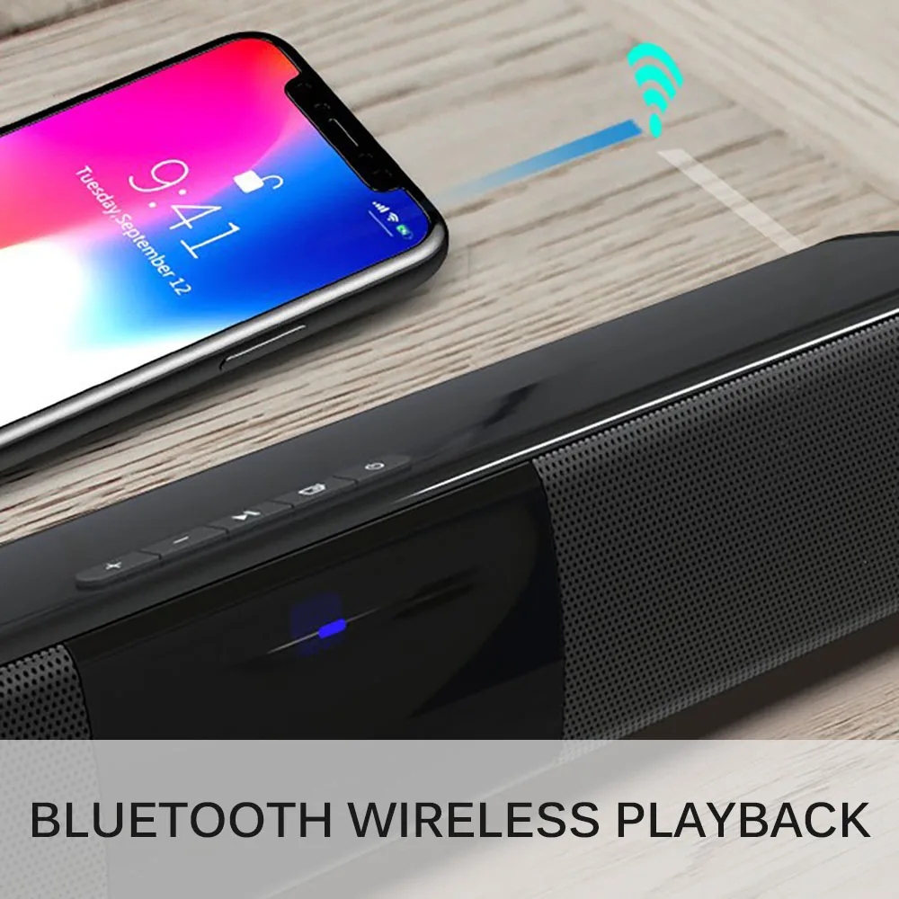 Беспроводная Bluetooth колонка широкая совместимость стереоколонка с объемным