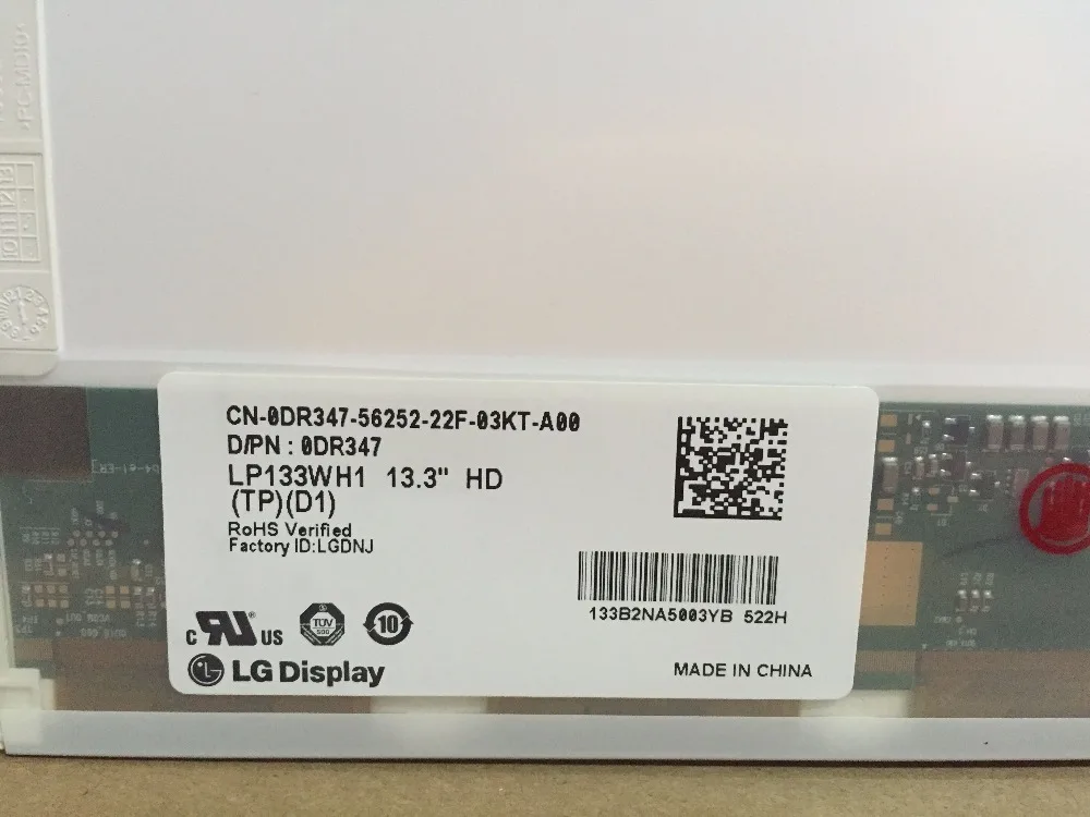 Бесплатная доставка 13.3 ''lcd матрицы ltn133at17 lp133wh1 tpd1 для dell e4310 ноутбук