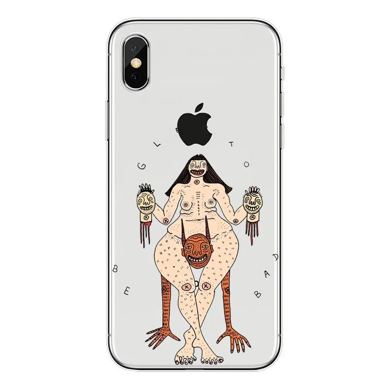 TPU Polly nem pintura arte suave Силиконовый ТПУ чехол для телефона для iphone 8 7 Plus 5 X MAX TPU melhor design caso Housin - Цвет: TPU