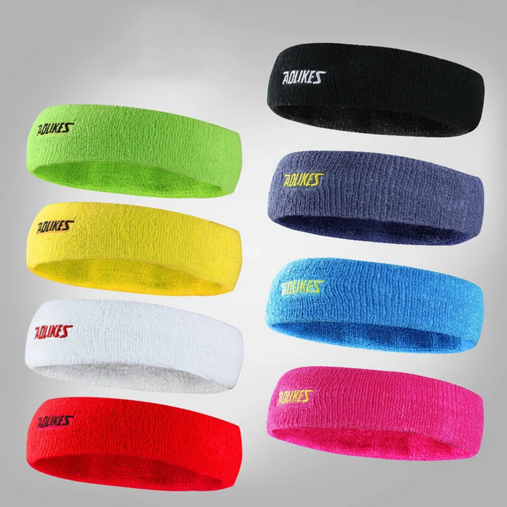 Высококачественная хлопковая повязка на голову для пота волос йоги теннисная