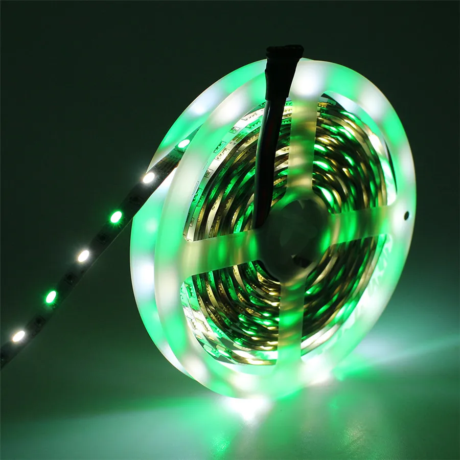 5050 RGB светодиодный лента 5 м 60 светодиодный s/M RGBW RGBWW 5050 светодиодный лента 12 В RGB+ белый RGB+ теплый белый светодиодный лента декорации с лентой освещения - Испускаемый цвет: RGB White
