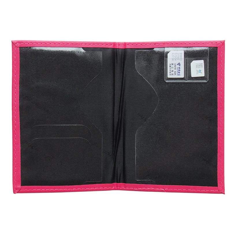 Обложка для загранпаспорта мягкая из искусственной кожи дюйма удостоверения