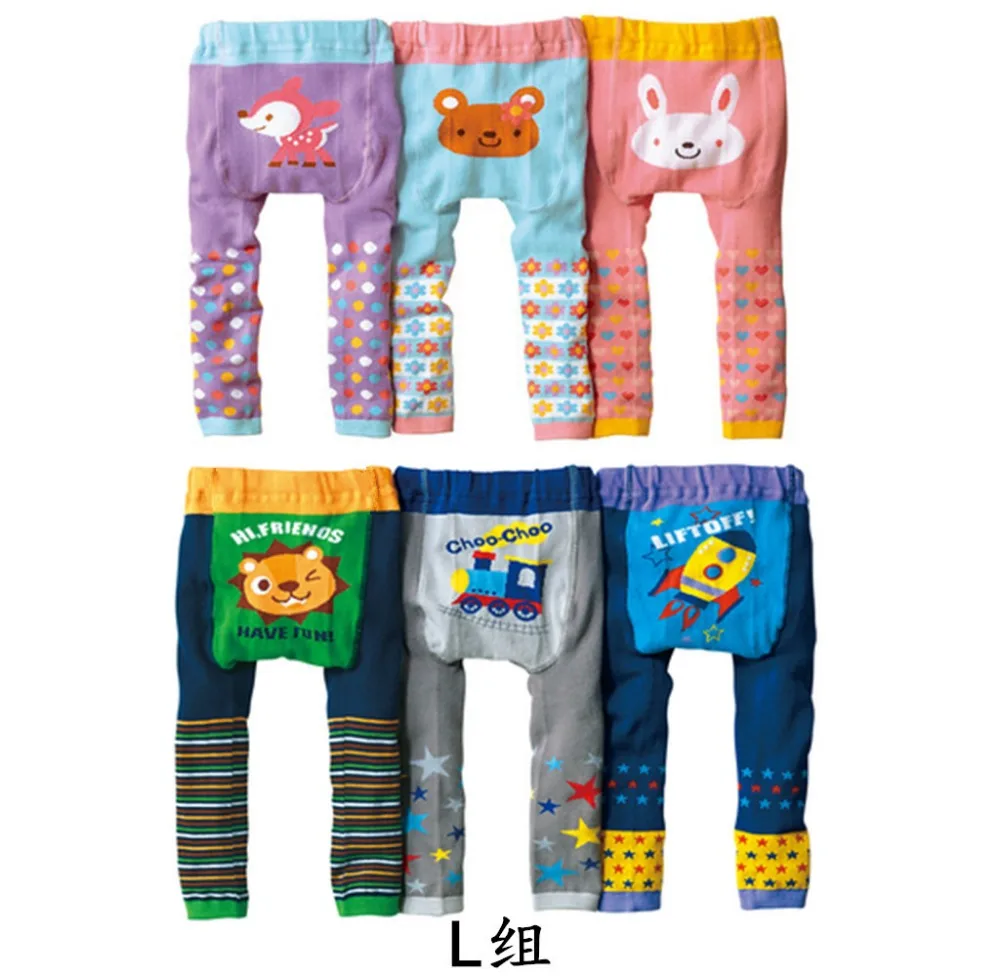 6 шт./лот детские леггинсы с рисунками животных для девочек и мальчиков легкие