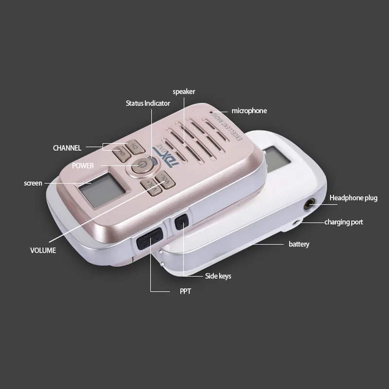 2pcs Walkie Talkie Radio TDX TD-Q3 3W Portable Ham CB micro Two Way Handheld HF Transceiver Interphone accumulator battery | Мобильные