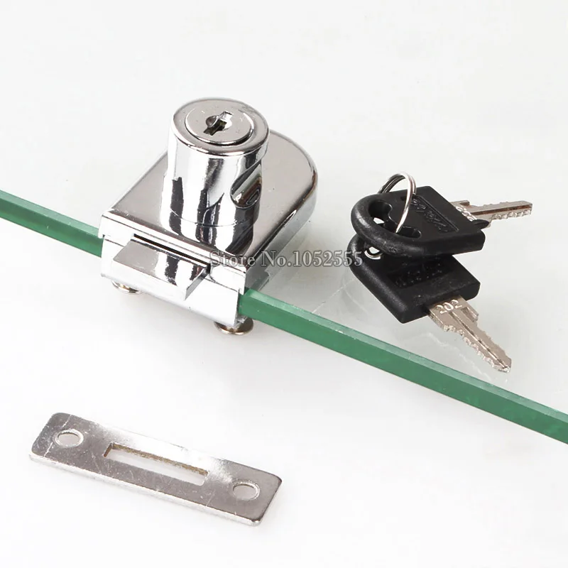 10 комплектов одиночные стеклянные дверные замки торговые центры витрина шкафчик