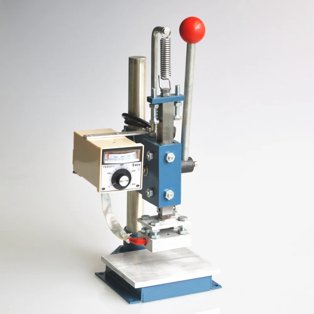 1 набор 110 В ручная машина для горячего тиснения фольгой штамповка кожа принтер