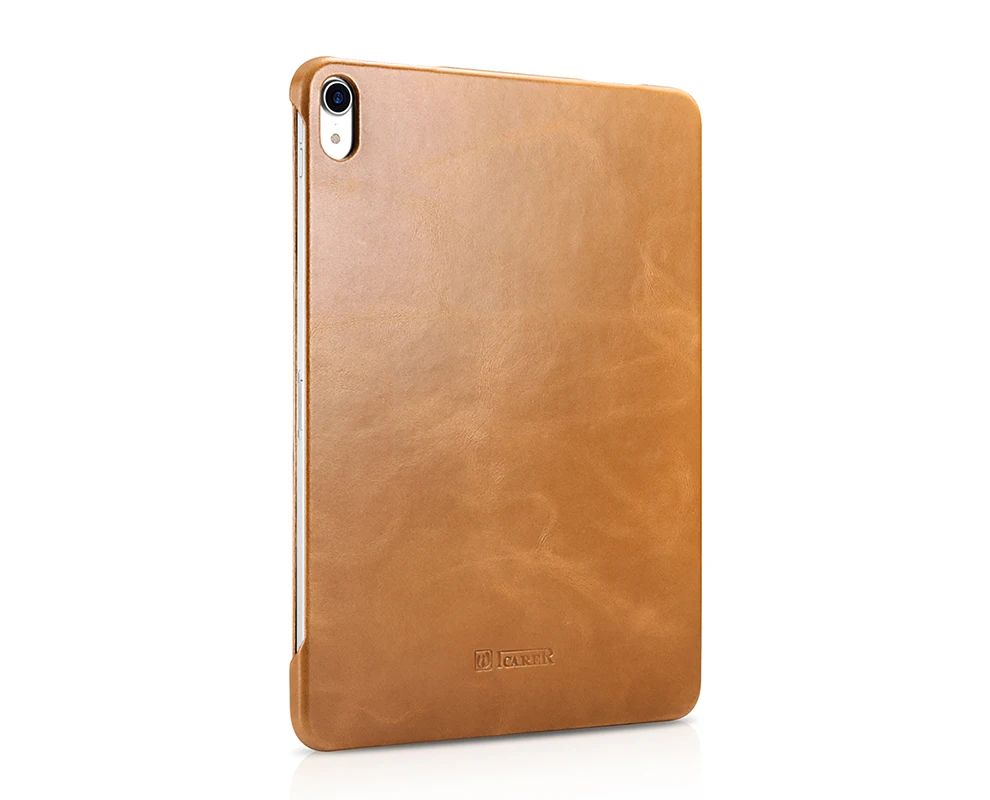 ICARER для iPad Pro 11 чехол винтажный из натуральной кожи флип-чехол-книжка смарт-чехол для Apple iPad Pro 11 дюймов крышка авто Пробуждение спальные мешки