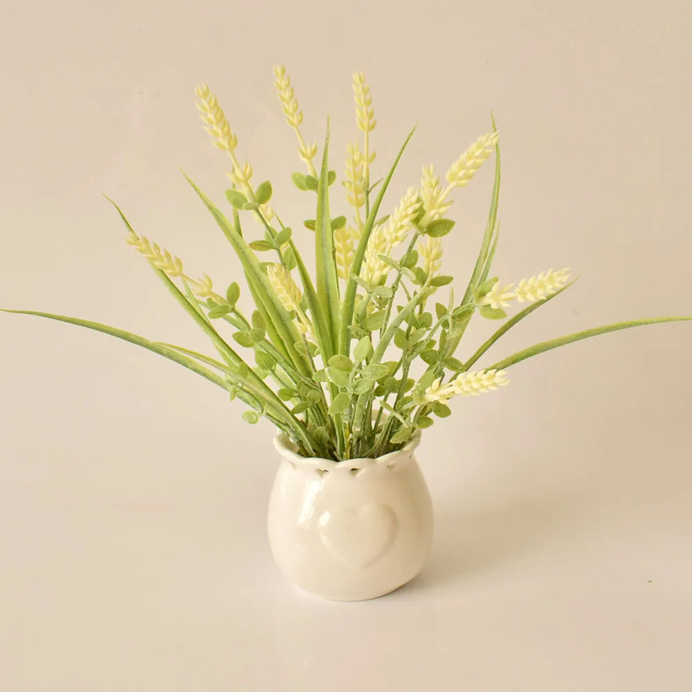 Настольная мини белая Цветочная фарфоровая ваза домашняя Ваза для свадьбы