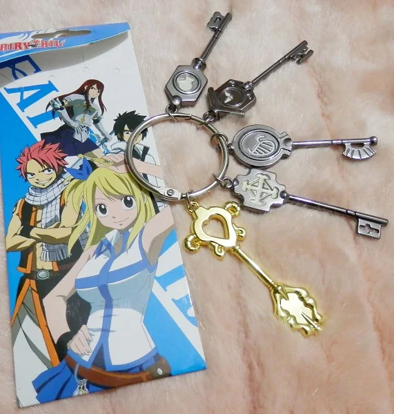Комплект ключей для с японским аниме популярный периферийный Хвост Люси