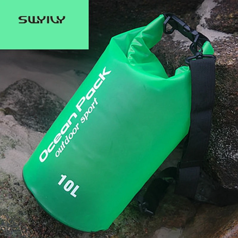 SWYIVY Spot Пляжная Сумка ПВХ Дрифтинг сплошной цвет водонепроницаемая корзина сумка