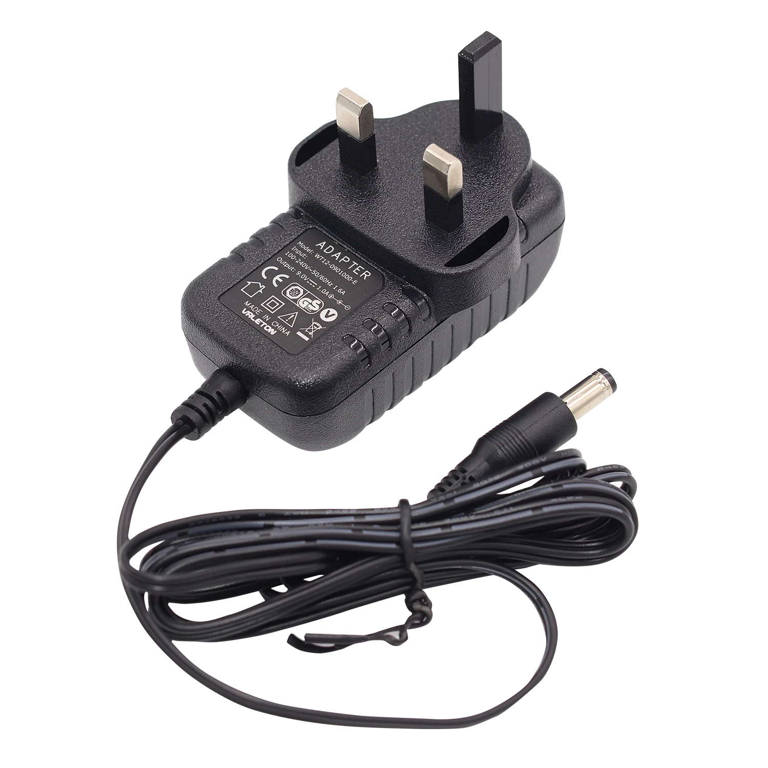 Безопасность 9 вольт Ac адаптеры питания Великобритания Plug для гитары педаль