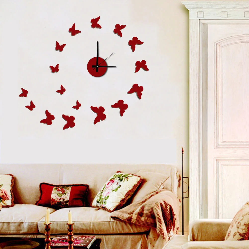 Настенные часы большие настенные Стикеры Saat Reloj de Pared Relogio Parede Horloge Murale Duvar Saati