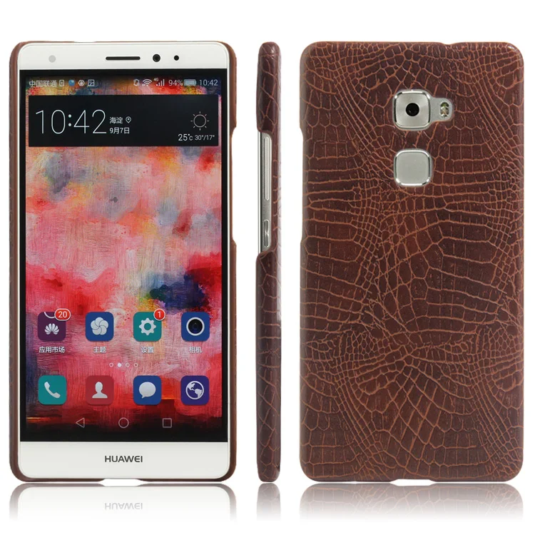 

SUBIN Luxury Crocodile Skin PU Leather Case Back Cover For Huawei Mate S 5.5 Inch Phone Protective Cases With 8 Different Colors