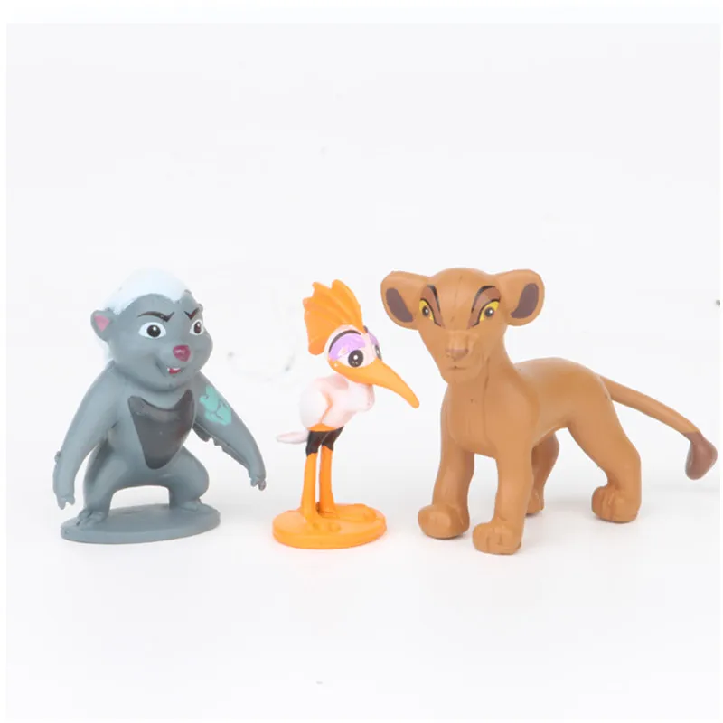 Disney 12 шт./компл. фигурки героев мультфильма Король Лев Симба Нала Тимон из ПВХ