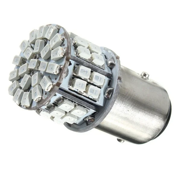 Красный 1157 Bay15D 50Smd 1206 6000K 5W 12V Led свет автомобиля Стоп лампа для стоп-сигнала |
