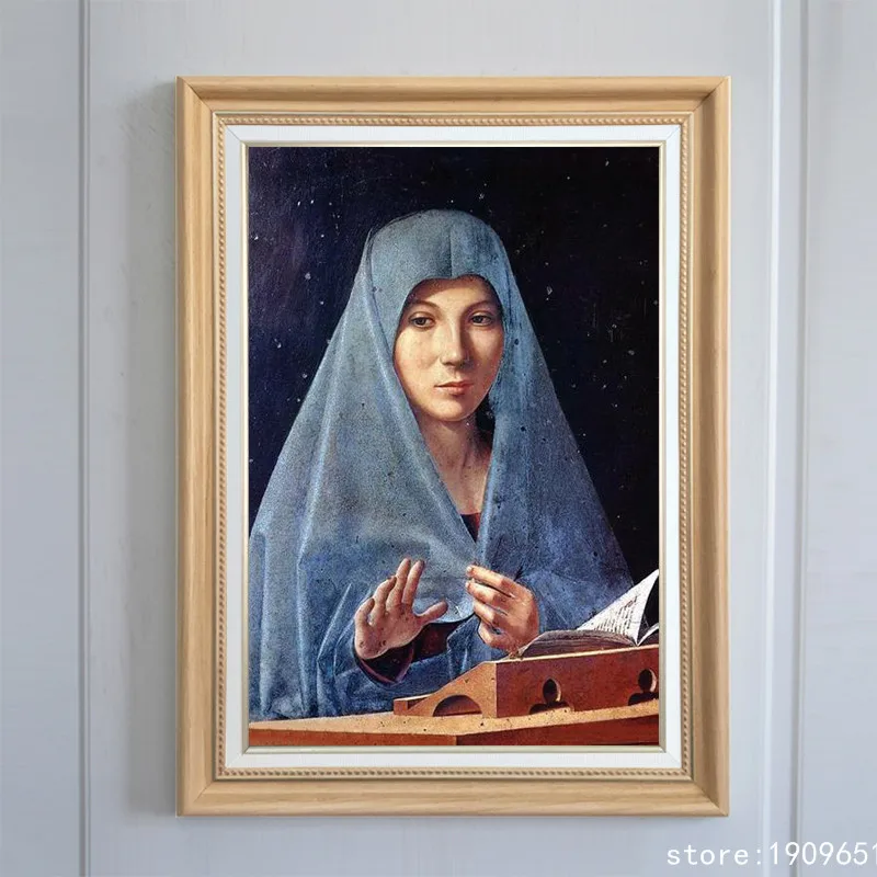 Хлопковая Классическая религиозная фигура без рамки печать на холсте масляная