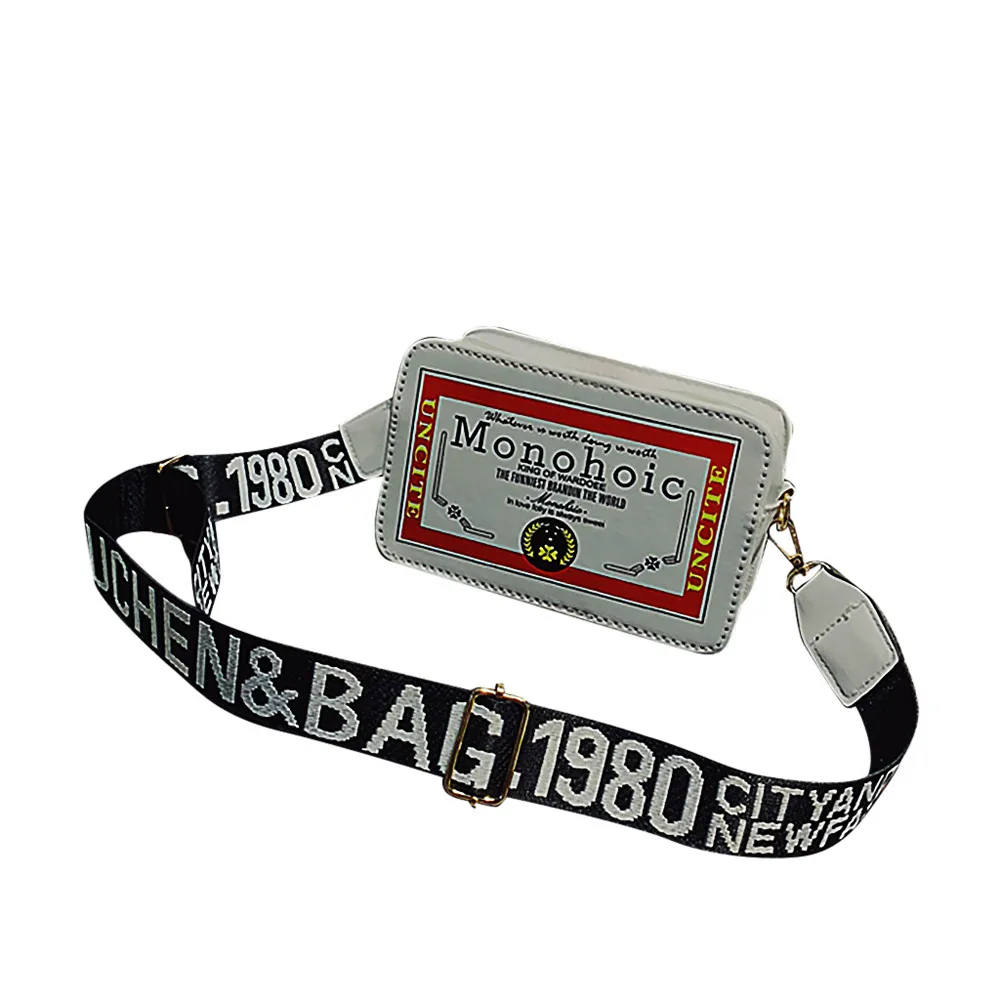 Женские сумки на молнии MOLAVE Кожаные квадратные сумочки с буквенным принтом новая