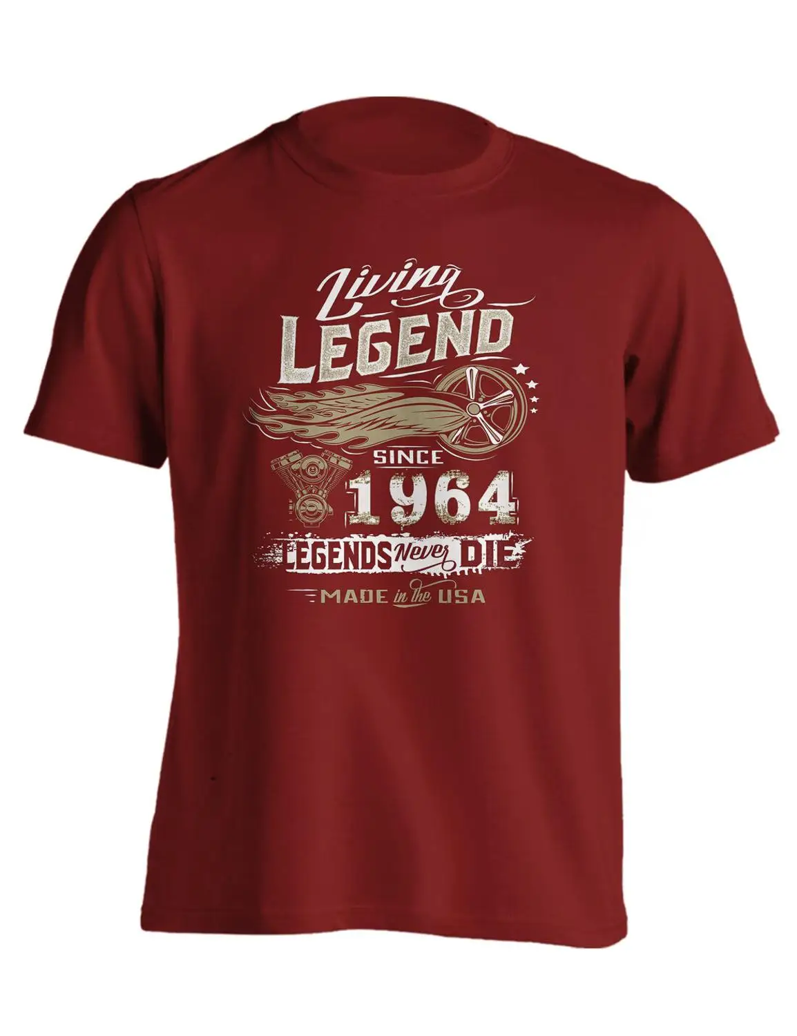 

55Th Birthday Living Legend Gift Shirt Born In 1964 Turning 55 2019 Hot Cotton Summer New Fashion Short Sleeve Harajuku T Shirt