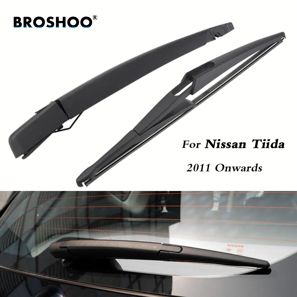 Стеклоочистители заднего стекла BROSHOO для хэтчбека Nissan Tiida (2011 и года) 12 дюймов