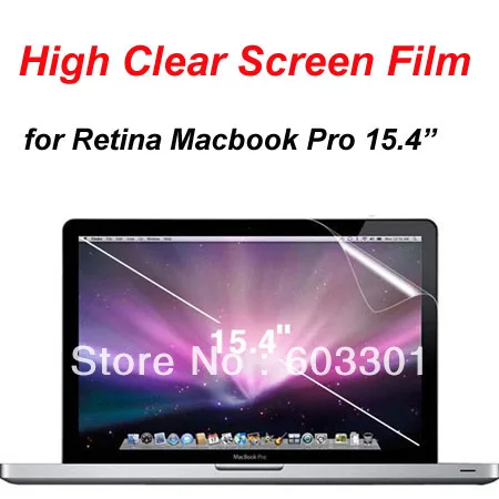 10 шт. прозрачная пленка для экрана Macbook Retina Pro 15 4 A1398 Защитная MacBook 4&quot|retina screen