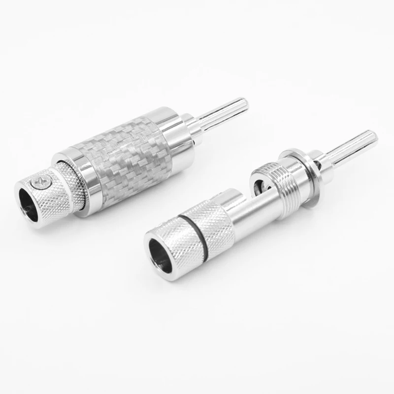 4 шт YTER родиевое покрытие банан динамик Кабельный разъем коннектор hifi HIFI клеммный