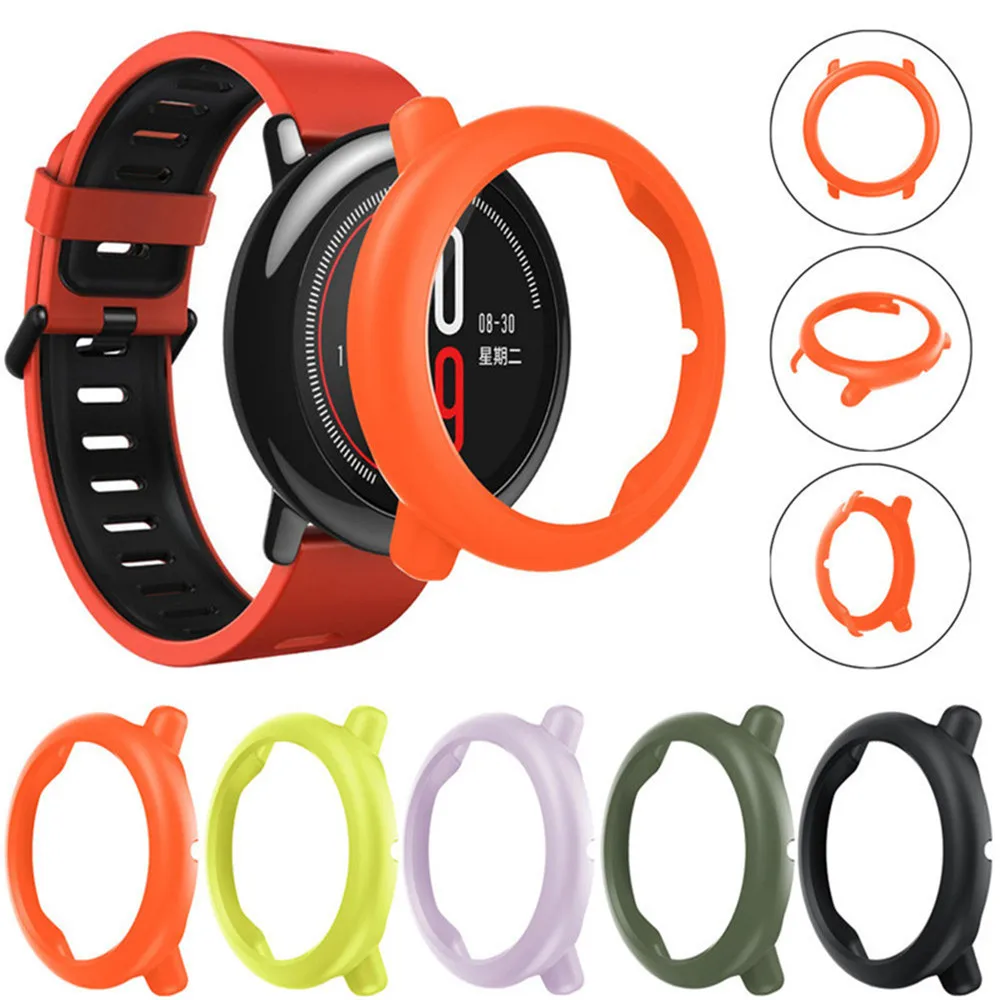 Тонкий PC чехол защитная рамка оболочка для Xiaomi Huami Amazfit Pace часы красочные замена протектор для часов чехол s крышка