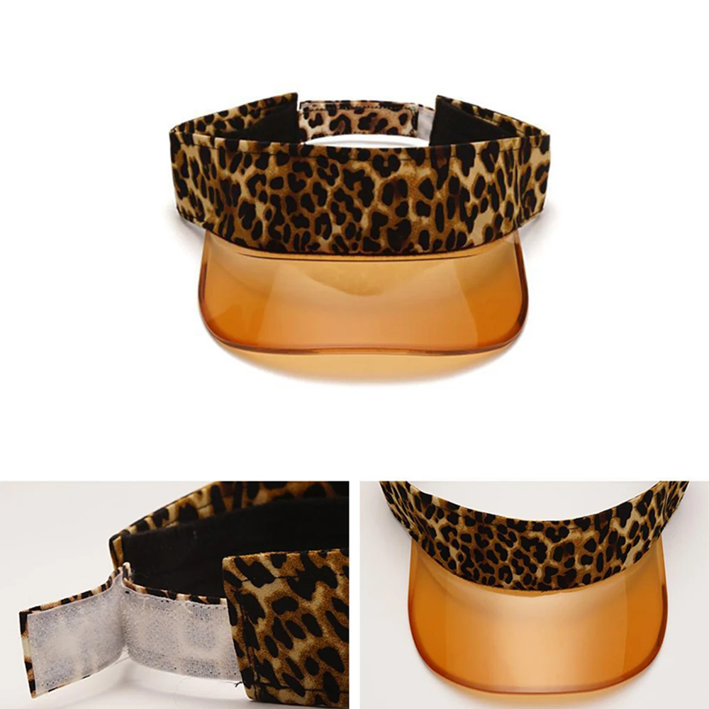 Женская летняя кепка с леопардовым принтом пляжный козырек сексуальный Пустой