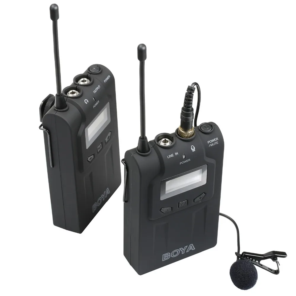 BOYA BY-WM6 профессиональная 48 UHF канальная Беспроводная микрофонная система