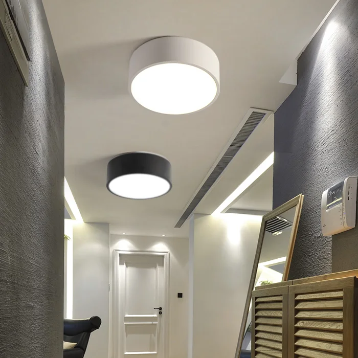 2017 Балконная мини светодиодная лампа в скандинавском стиле черная и белая для