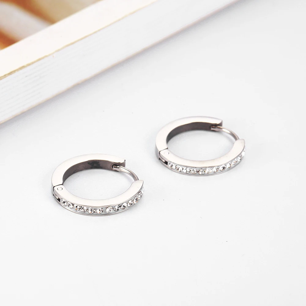 Женские серьги кольца OUFEI минималистичные из нержавеющей стали богемные