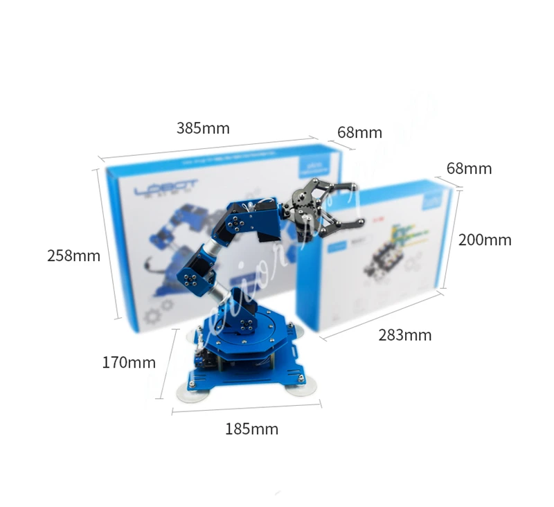 XArm 6DOF полностью металлический манипулятор для роборуки с царапинами/Arduino пульт дистанционного управления для DIY образования