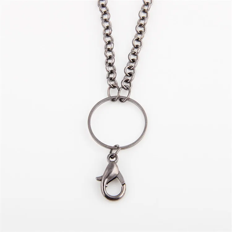 

10pcs/lot Free Shipping Floating Locket Chains Necklace Alloy Metal Rolo Link Long Chain For Glass Living Memory Locket