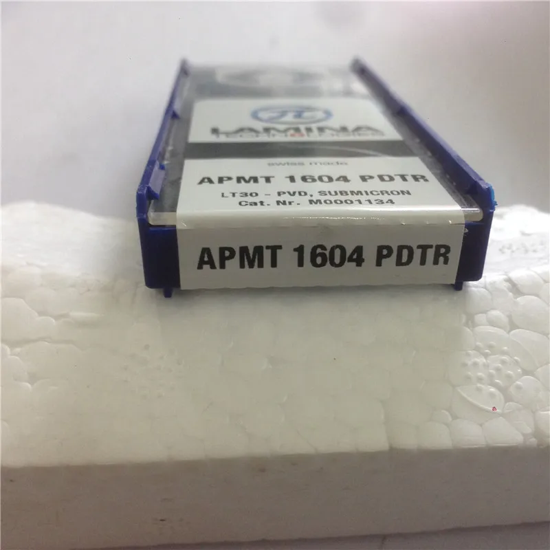 

APMT1604PDTR LT30 100% Original LAMINA carbide insert with the best quality 10pcs/lot free shipping