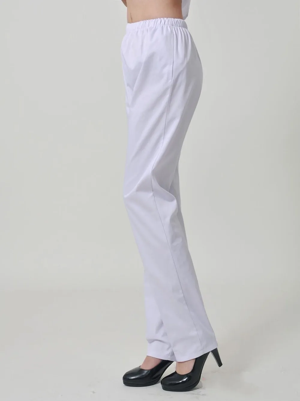 Униформа для больницы штаны медсестры белые рабочие медицинские брюки женщин 100%
