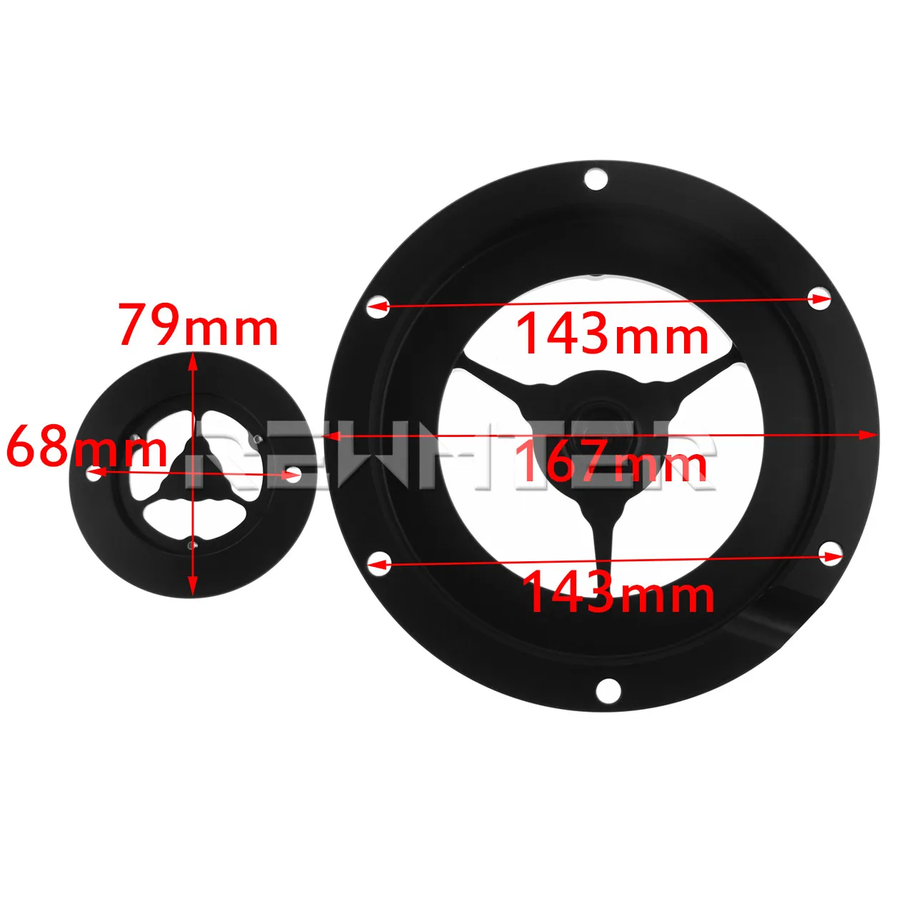 Черная крышка дерби для мотоцикла и таймера с 6 отверстиями Harley Sportster 883 1200 XL XR 2004