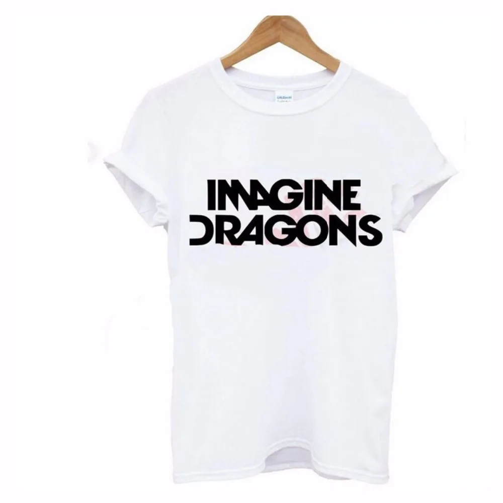 Брендовая одежда Imagine Dragons с буквенным принтом для женщин и влюбленных