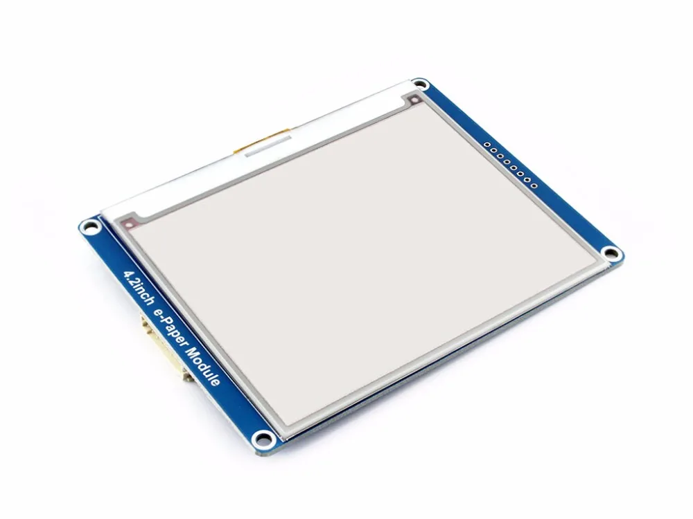 Waveshare 4,2 ''E-Ink дисплей модуль, 400x300. 4,2 дюймов электронная бумага, три цвета: красный черный белый, SPI интерфейс, без подсветки, широкий угол