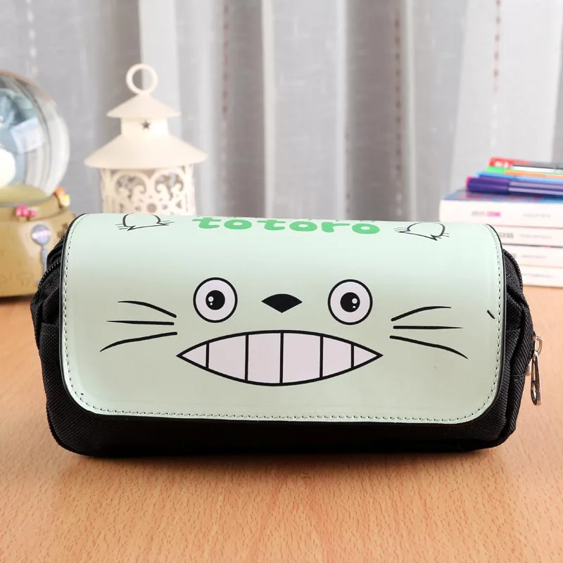 

My Neighbor Totoro Colorful Anime Cosmetic Bag Fashion Travel Accessories Bag Men Women Pencil Case with Double-zipper